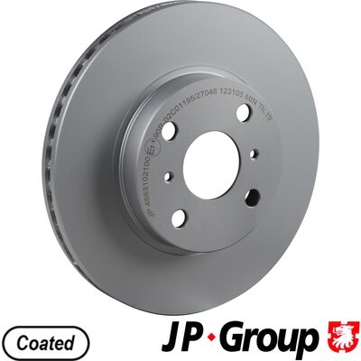 JP GROUP 4863102100 Bremsscheibe für TOYOTA
