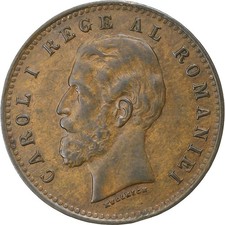[#135594] Romania, Carol I, 2 Bani, 1900, Hamburg, Bronze, VF, KM:27