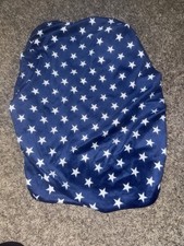 Changing Pad Cover Navy Blue White Stars Baby Boy Nursery Shower Gift