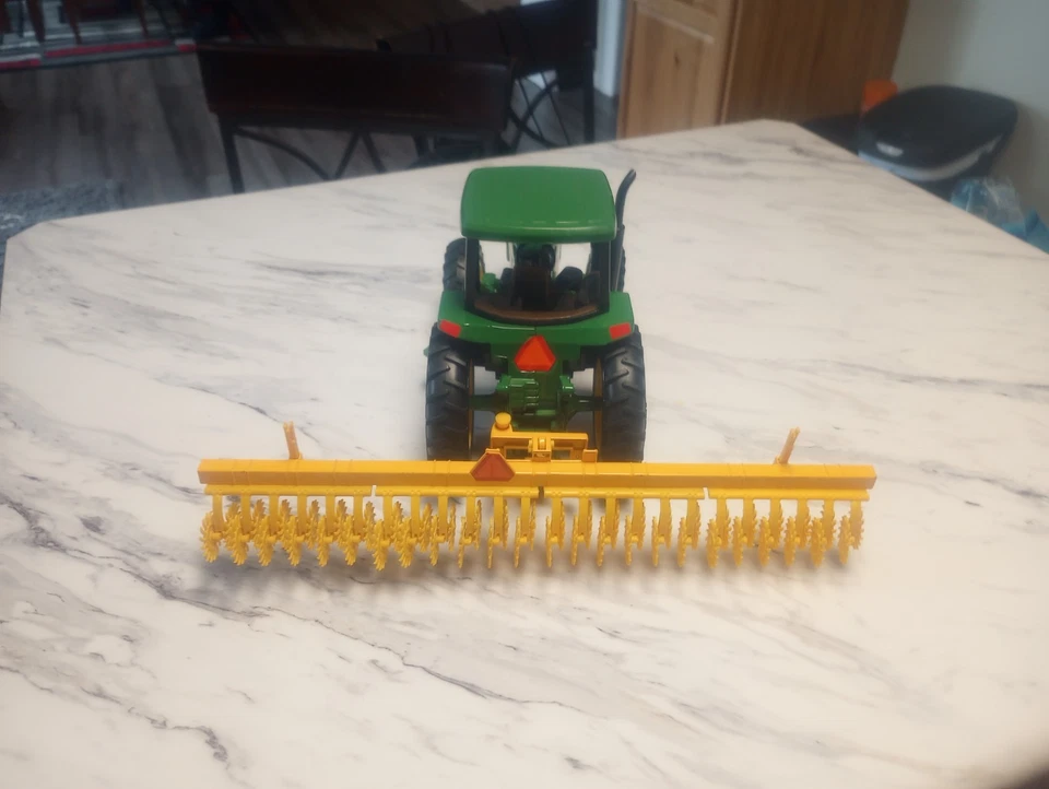 Azada giratoria enganche de 3 puntos fundido a presión escala 1/16 sin marca Foto 4 de 4