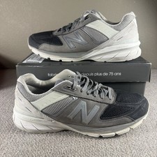 Used with Box New Balance 990v5 Made In USA M990BM5 Marblehead Black Size 13