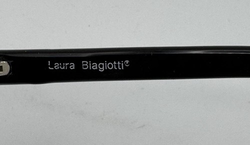 Vtg Laura Biagiotti T3477 Grey Gradient Lens Blk W/MOP Sunglass - OXSOL Italy - - Picture 7 of 7