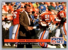 1992 Pro Set #162 Dan Reeves