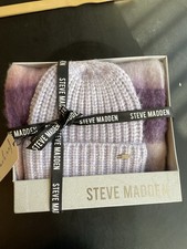 steve madden hat and scarf set