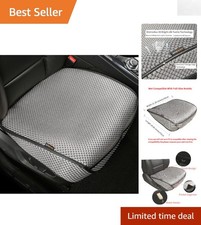 Ultra-breathable Car Seat Covers - Elegant Grey Cushion For Comfort Protection