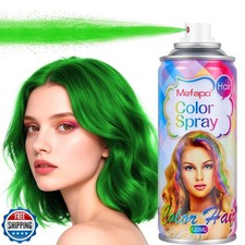 Green Hair Spray, Temporary Hair Color Spray for Kids Women Men,Washable Temp