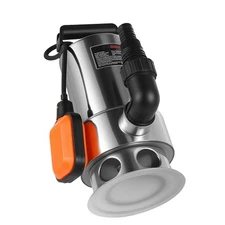 Uimoso 1 HP Submersible Sump Pump, 5500 GPH, 30 ft, Stainless Steel Design