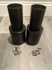 2 pack Light Pole Adapter Tenon - Slip Fitter Adapter for 3 inch Round Pole 