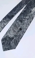 Vintage Givenchy Monsieur Designer Luxury 100% Silk Men's Tie Brown Made in USA