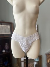 VICTORIAS SECRET 2013 THE LACIE WHITE THONG NWT O/S