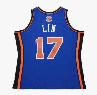 New York Knicks Jeremy Lin #17 Mitchell & Ness 2011/12 NBA
