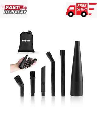 6pc Micro Vacuum Cleaning Nozzle Kit 1-1/4'' Shop Vac Detail Attachments