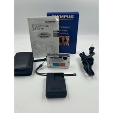 Olympus Stylus Digital Camera 720 SW Waterproof Shockproof - Works