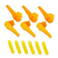 12PCS Car Tire Changer Plastic Insert, Wheel Side Protector Front  Rear