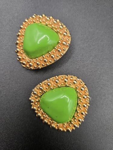 Boucles D'oreilles Les Bernard - Grand Modèle Doré - Occasion
