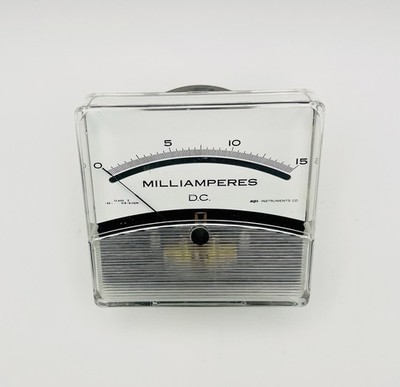 Panel Meter by API Instruments, 0-15 Milliamperes DC, Shielded, 419-6126RI