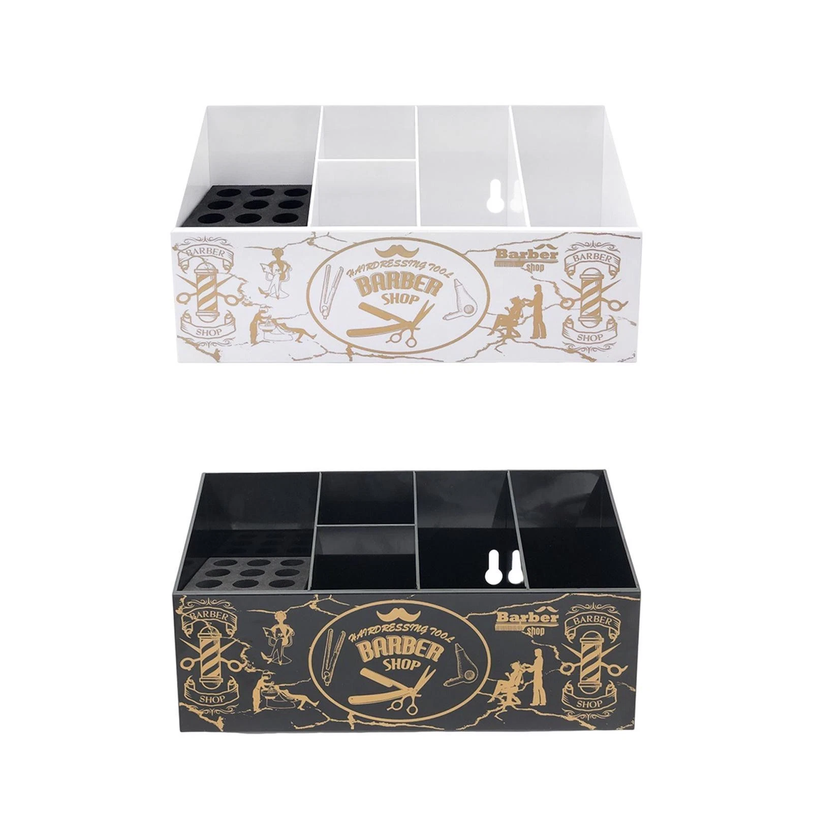 Wall Mounted Barber Supplies Storage Box Portable Large Capacity Barber Tool