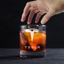 Custom Engraved Tesla Whiskey Glass – 11 oz Standard Rocks Glass