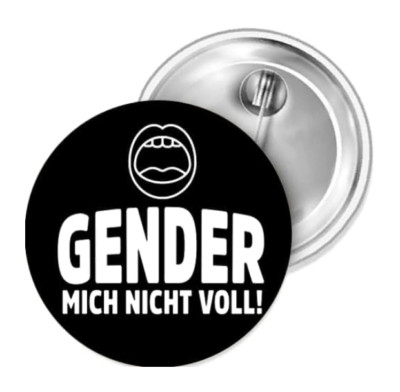 Gender Me Not Full Language Button Badge Sticker Car Magnetic Patch