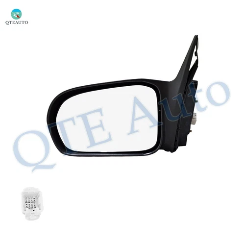 Left Side Power Non-Folding View Mirror Light Textured For 2001-2005 Honda Civic