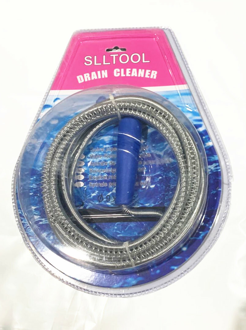 5M 7M Spring Drain Cleaner Pipe Snake Plumbing Cleaning Metal Tool