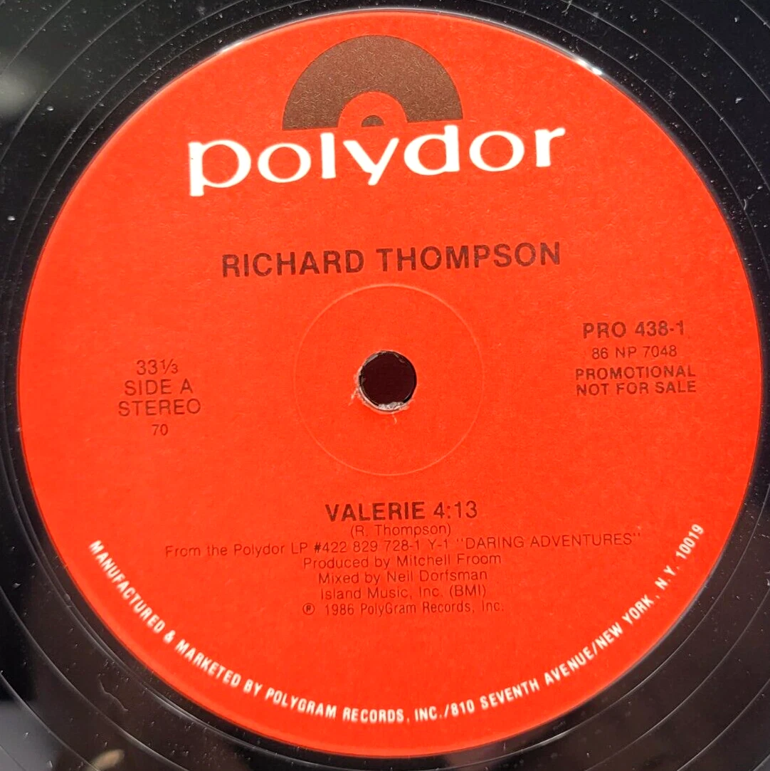 Richard Thompson Single Vinyl Records for sale | eBay