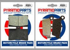 Front & Rear Brake Pads for TM Racing SMR 450 530 F es 05-09 SMX 660 F 2004