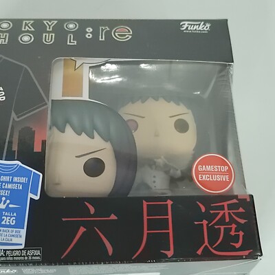Funko POP! & Tee: Tokyo Ghoul Toru Mutsuki – XXL T-Shirt + 10,2 Cm Vinyl-Figur, Offizielles Anime-Merch