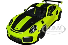 PORSCHE 911 (991.2) GT2 RS WEISSACH PACKAGE ACID GREEN 1/18 MODEL AUTOART 78187