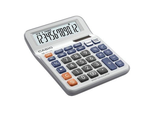 Casio MC-12M Shop Calculator 12 Digits - Grey - Picture 3 of 5