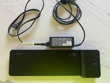 HP UltraSlim Docking Station With Power Cord P/N E5C22AV ABA
