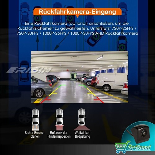 10.1" Android 14 Autoradio 2.0 GHz Navi für VW Passat B6 Polo Golf 5/6 Tiguan T5 - Bild 14 von 17