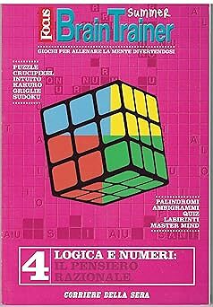Brain Triner Summer Nr. 4 Focus. Spiele zum Trainieren des Geistes mit Spaß. Corri