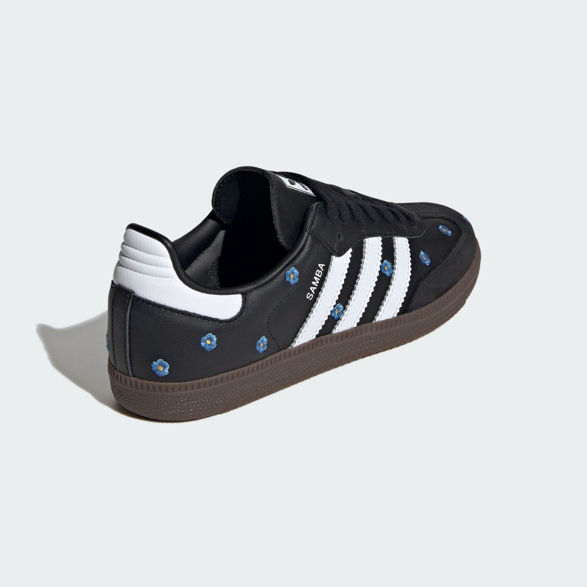 adidas WMNS Samba OG Embroidered Floral Black IF4397 Women's Size