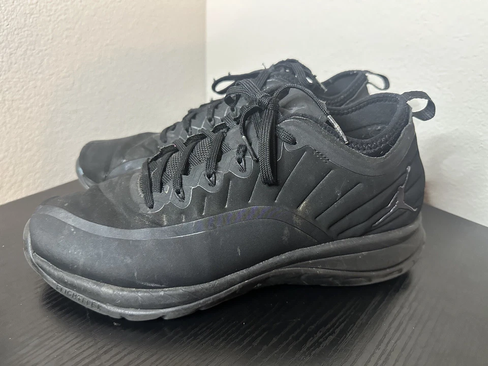 Nike Air Jordan Trainer Prime XII Triple Negro Para Hombres Talla 9 Zapatos Atléticos Tenis Foto 2 de 4