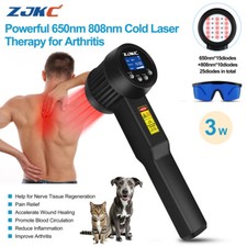 3W Low Level Laser Therapy Near Infrared Light Device for Pain Relief 650/808nm