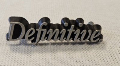 DEFINITIVE TECHNOLOGY  SPEAKER BADGE EMBLEM LOGO (*BADGE ONLY) BIG