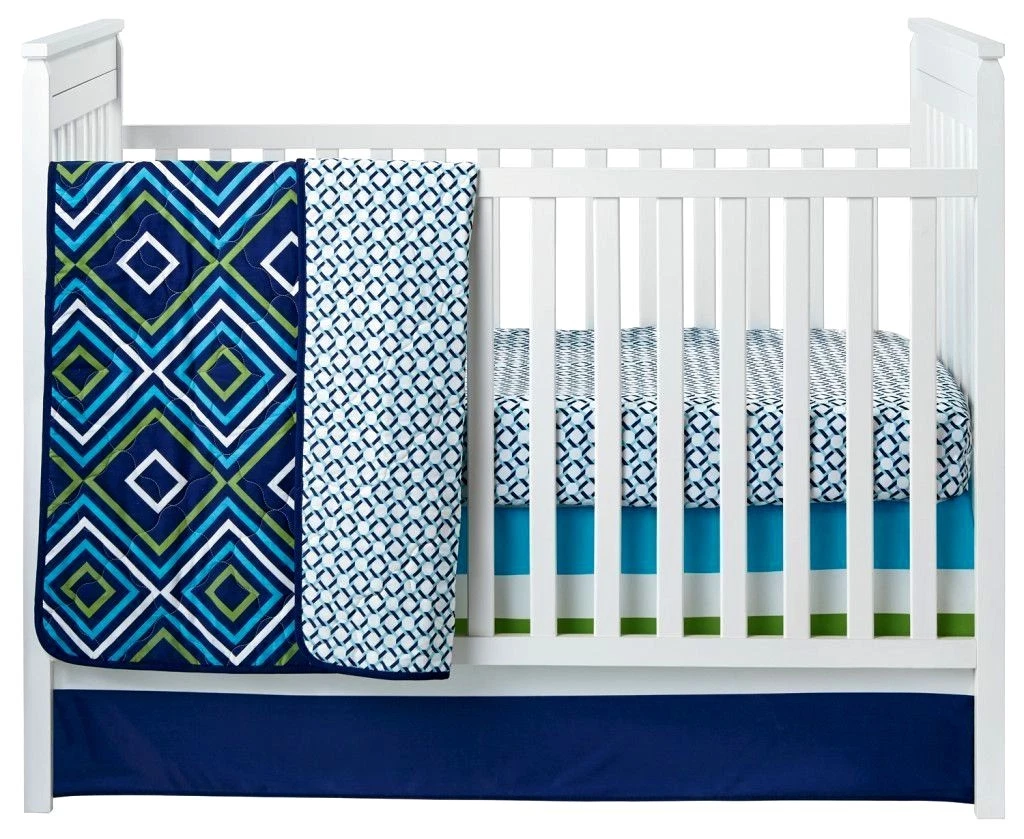 Happy Chic Baby by Jonathan Adler Mix & Match 3Pcs Crib Bedding Set - Geometric