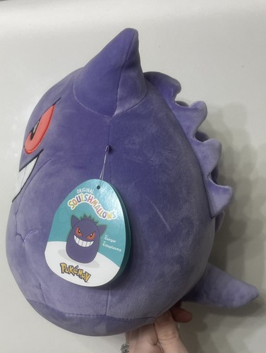 Squishmallows Pokemon Gengar Ectoplasma Plush Doll Toy Tags NWT 11 Inch - Picture 7 of 15