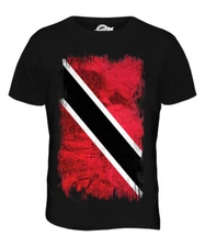TRINIDAD AND TOBAGO GRUNGE FLAG MENS T-SHIRT TEE TOP TRINIDADIAN TOBAGONIAN GIFT
