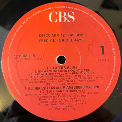 Special For Dee Jays (12'' Rare Promo) Dead Or Alive, Gloria Estefan, Pasadenas