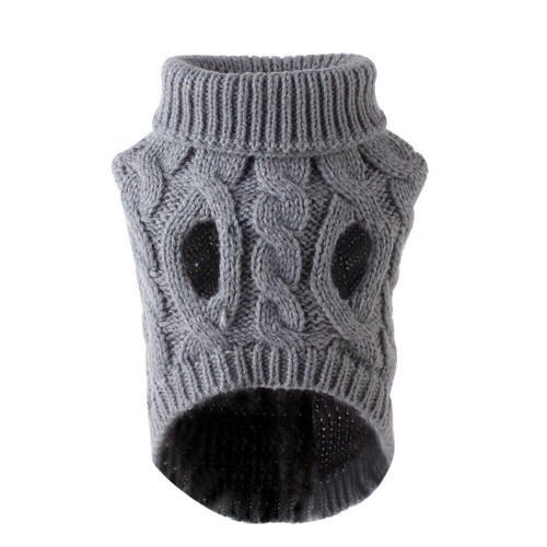 Puppy Dog Jumper Winter Warm Knitted Sweater Pet Clothes Small Dogs Coat Thermal - Picture 7 of 25