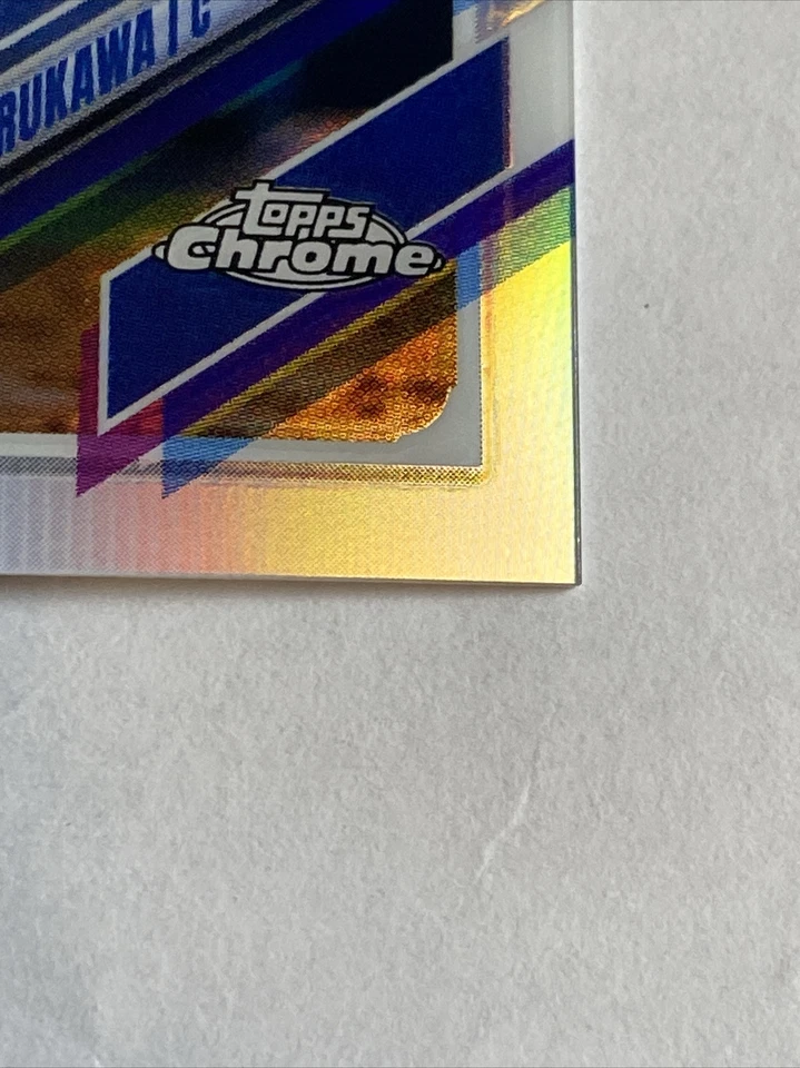2021 Topps Chrome NPB Yudai Furukawa Silver refractor rookie card RC - Image 3 of 4