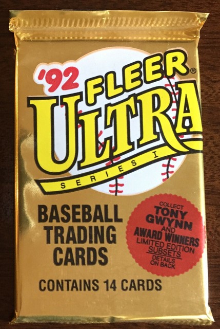 Collectible Fleer Ultra 1992 Baseball Trading Cards Series I For Sale