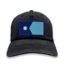 Minnesota State Flag Hat – Embroidered Patch – Ball Cap or Trucker Hat