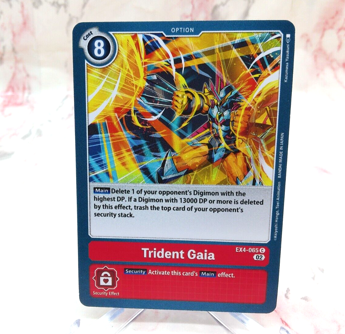Digimon Card - Trident Gaia EX4-065 C Alternative Being - NM/M | eBay
