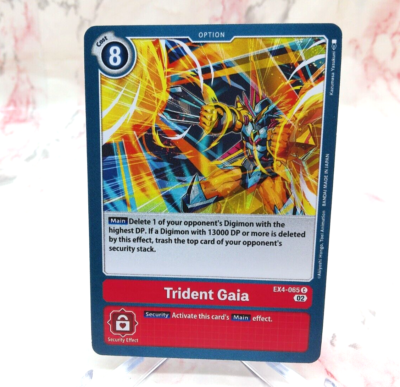 Digimon Card - Trident Gaia EX4-065 C Alternative Being - NM/M | eBay