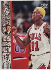 96-97 Upper Deck Dennis Rodman (From Way Downtown) HOF Subset (Chicago Bulls)
