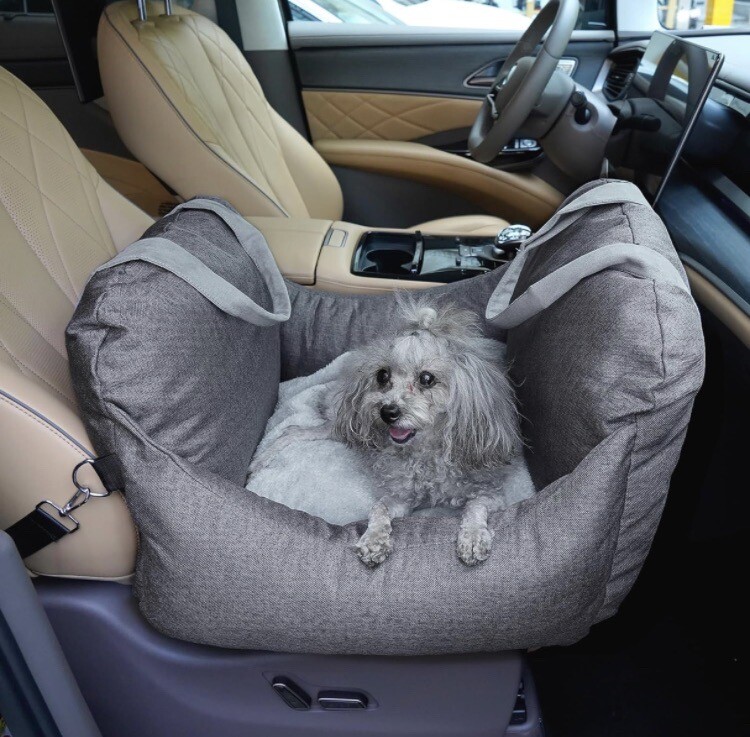 Dog Booster seat for Small Dogs,Fully Detachable and Washable Dog Car