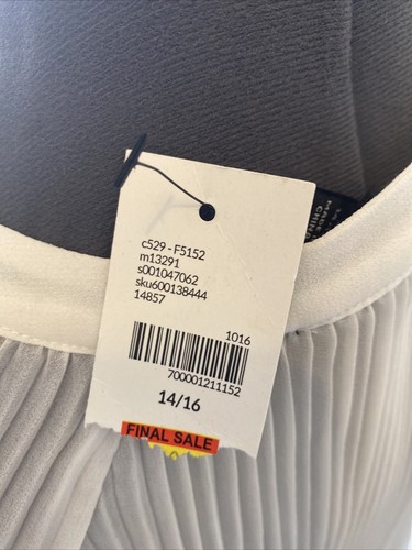 Blusa blanca manga larga Lane Bryant 14/16 - Imagen 6 de 8